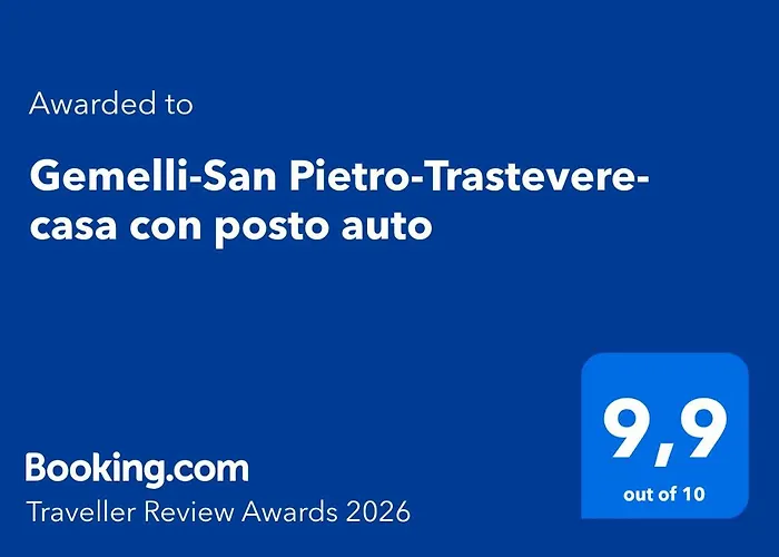 Gemelli-San Pietro-Trastevere-casa con posto auto